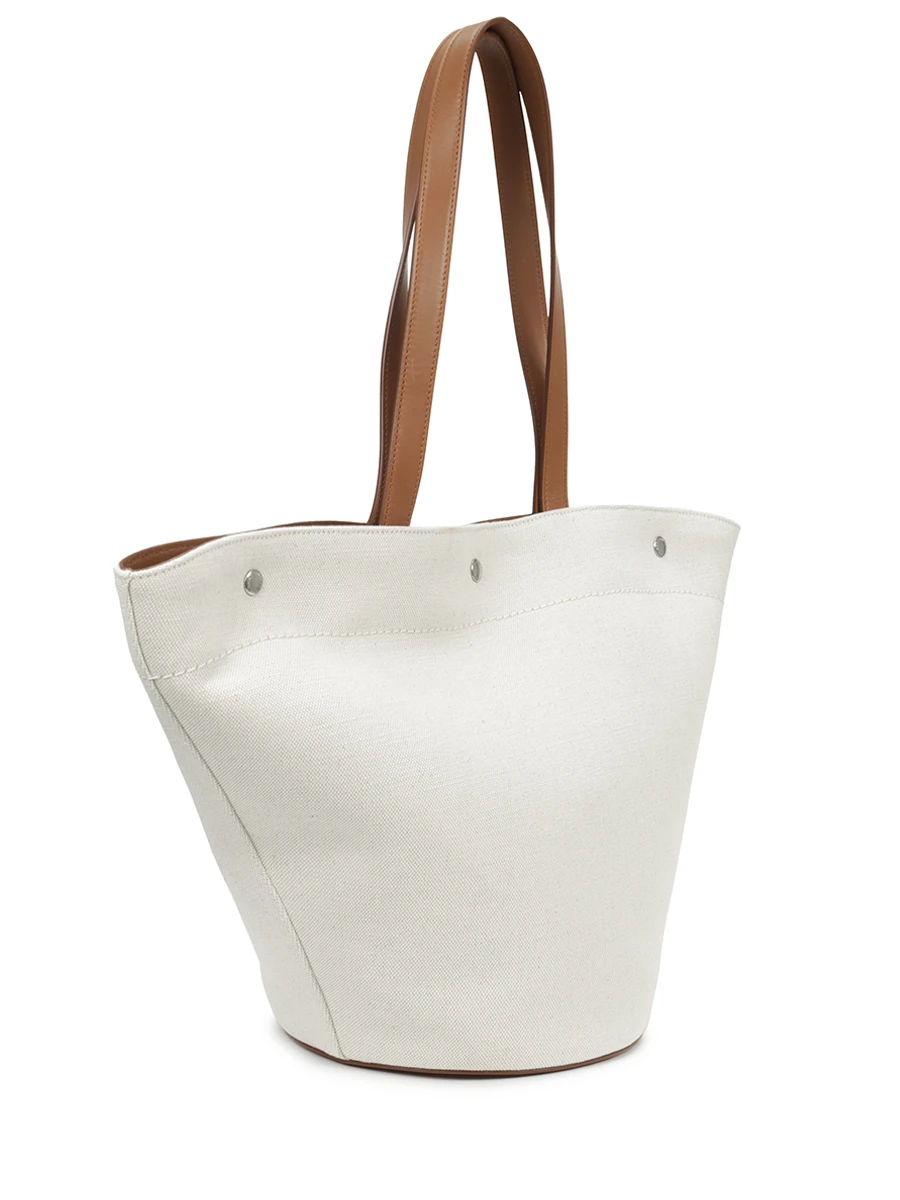 Сумка текстильная Rive Gauche SAINT LAURENT 735728FABJN 9087 Кремовый  Фото 3