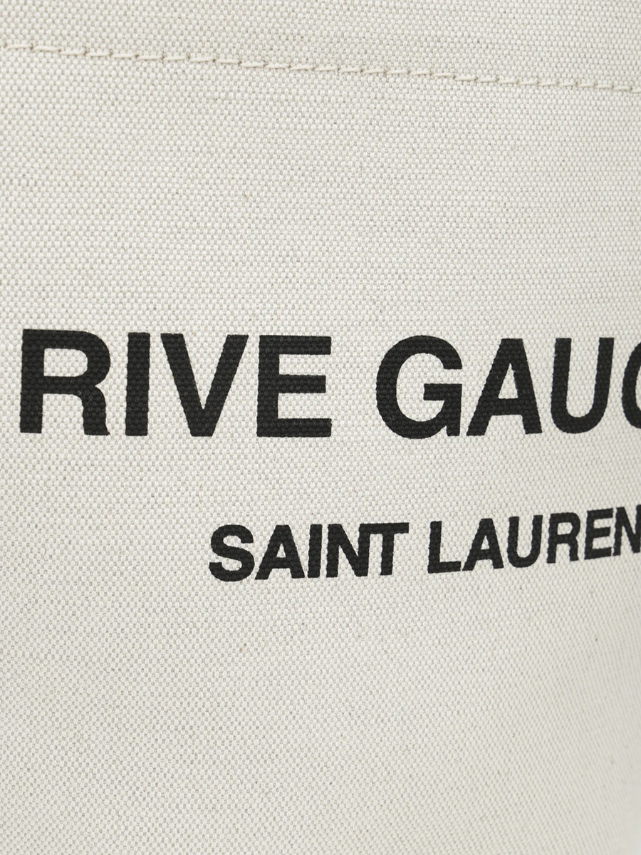 Сумка текстильная Rive Gauche SAINT LAURENT 735728FABJN 9087 Кремовый  Фото 5