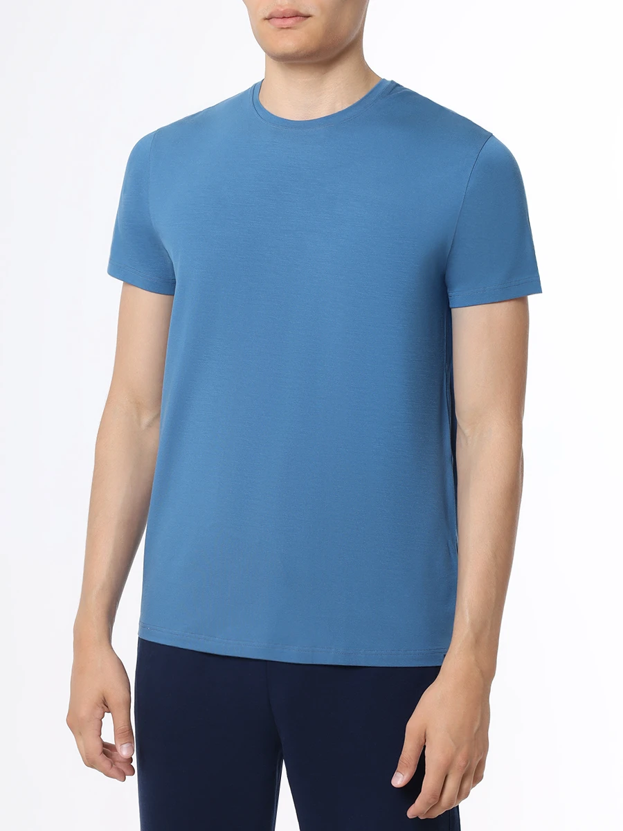 

Футболка из модала, Синий, 3048-BASE015BLU