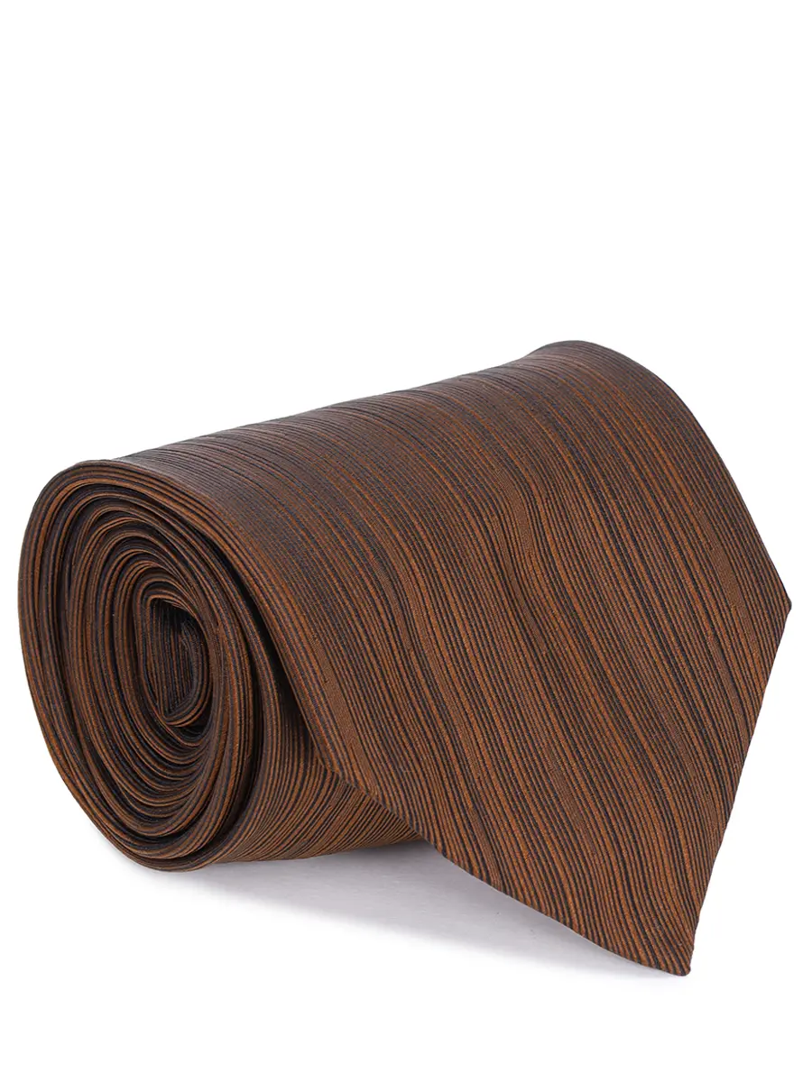 

Галстук шелковый, Коричневый, CRAV5943 22142/С1