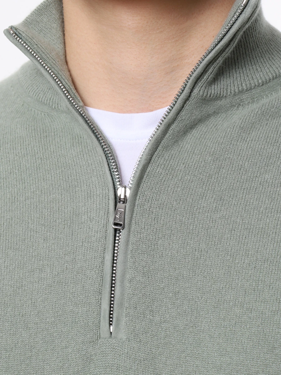 Джемпер кашемировый FIORONI CASHMERE MKL00CAC6 A18 Зеленый  Фото 5