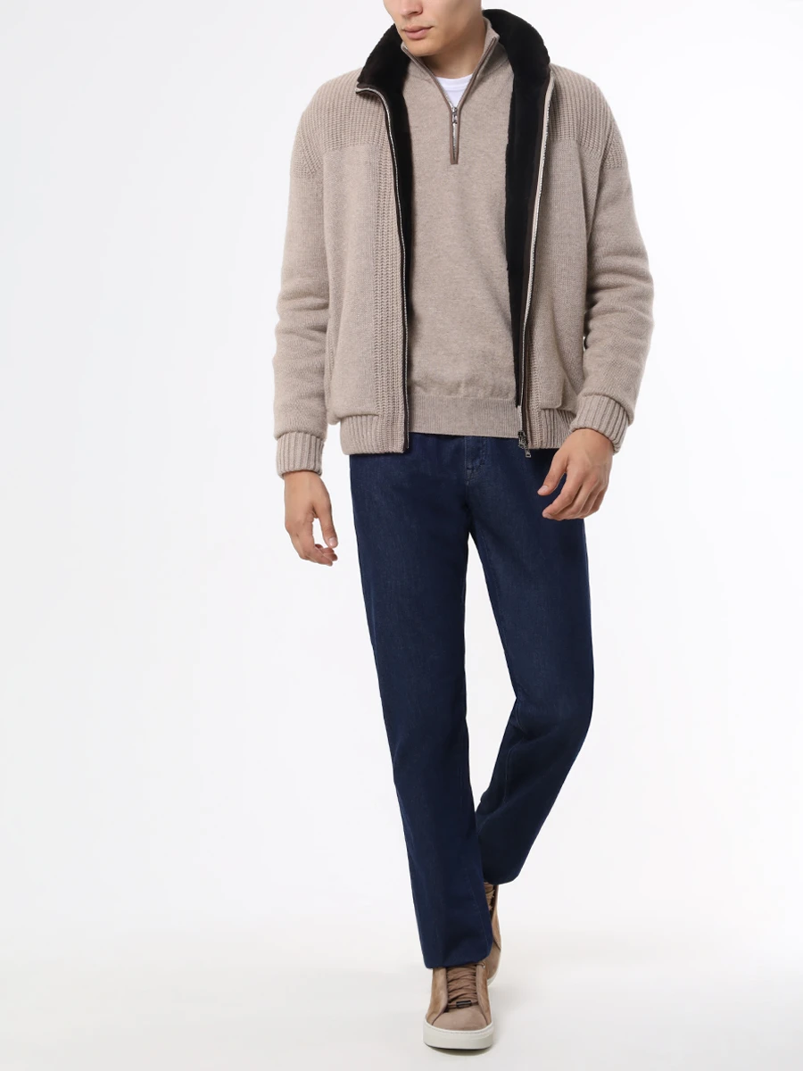 

Джемпер кашемировый, Бежевый, MKL00CAC6 A4