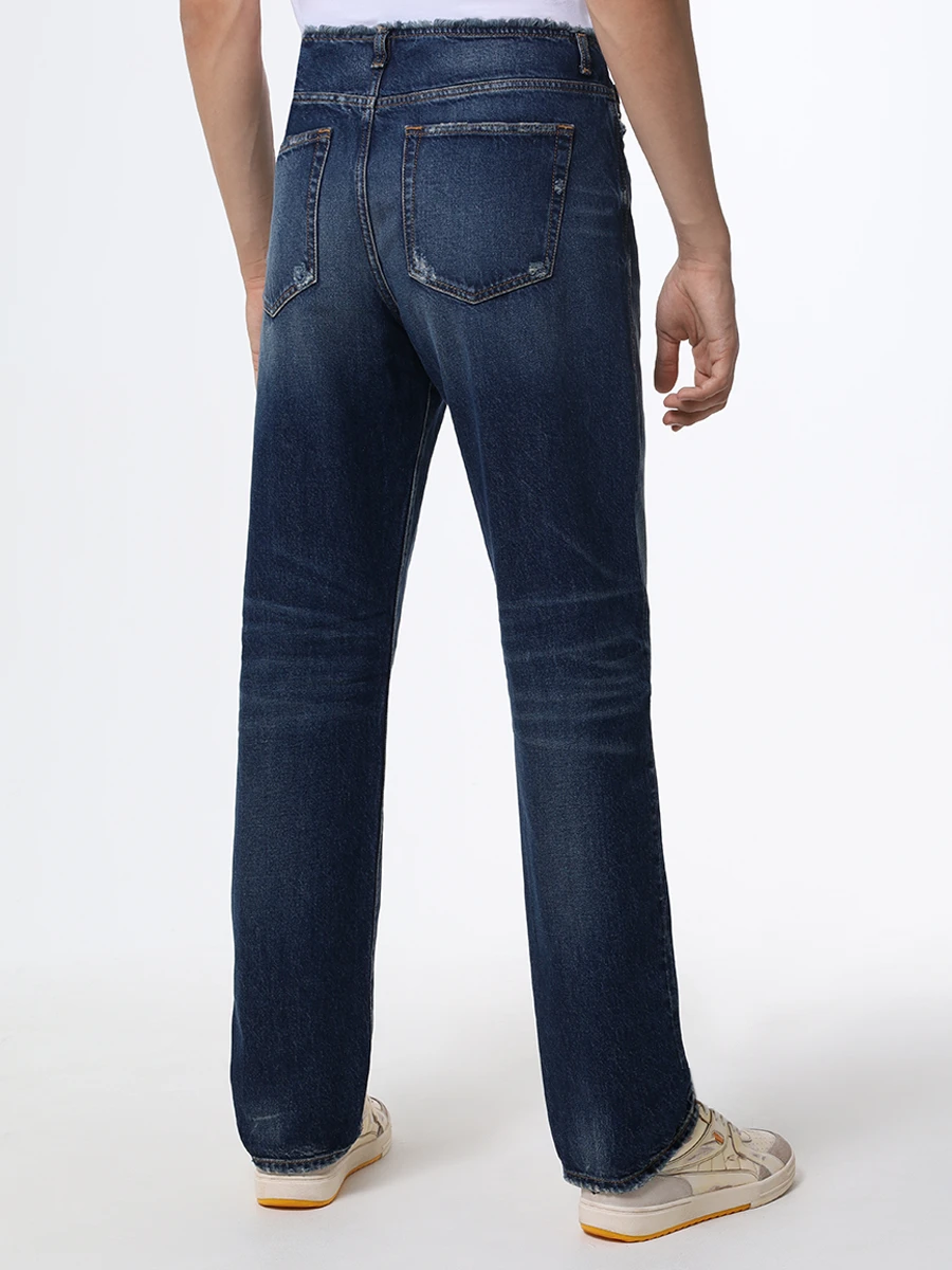 Джинсы Slim Fit хлопковые DIESEL A1138909G9201 Синий  Фото 3