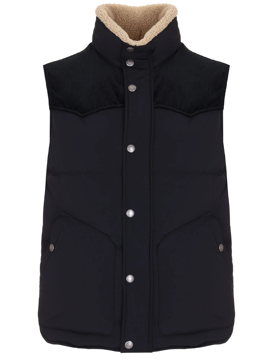 Жилет стеганый BRUNELLO CUCINELLI MM4031942 CCY28 Черный 