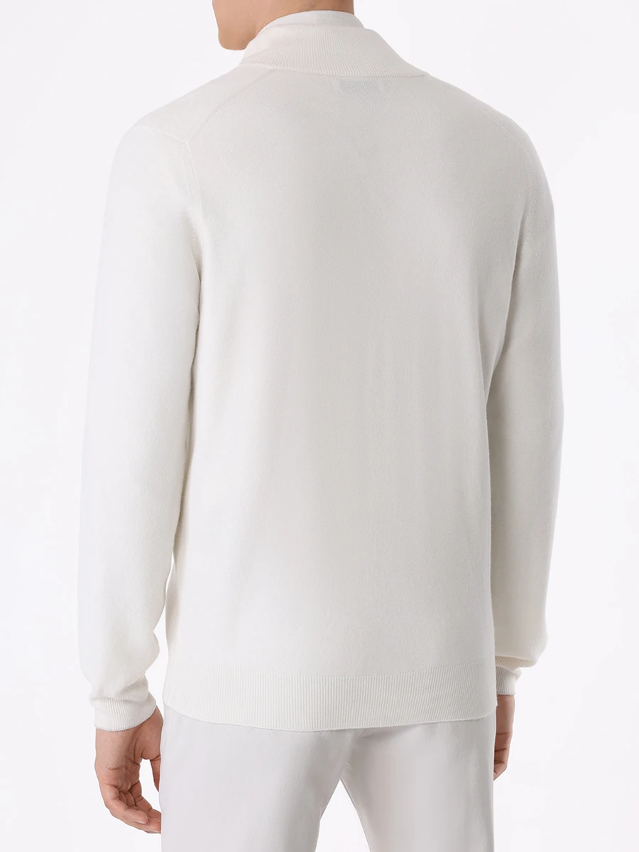 Кардиган кашемировый BRUNELLO CUCINELLI M2200106 CO312 Белый  Фото 3