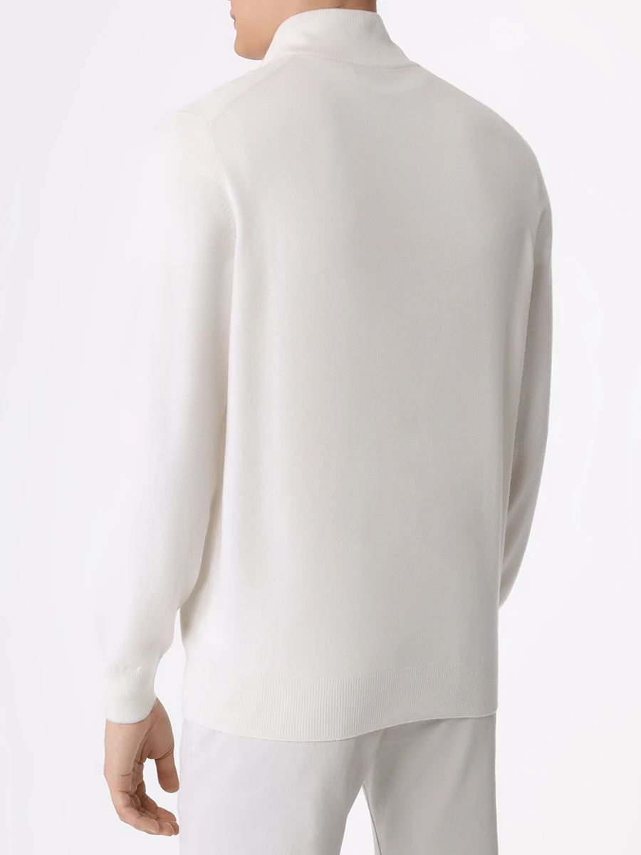 Джемпер кашемировый BRUNELLO CUCINELLI M2200124 CO312 Белый  Фото 3