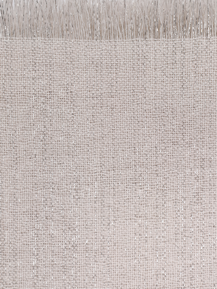 Шарф из кашемира и шелка BRUNELLO CUCINELLI MSCDAR097 CN058 Бежевый  Фото 3