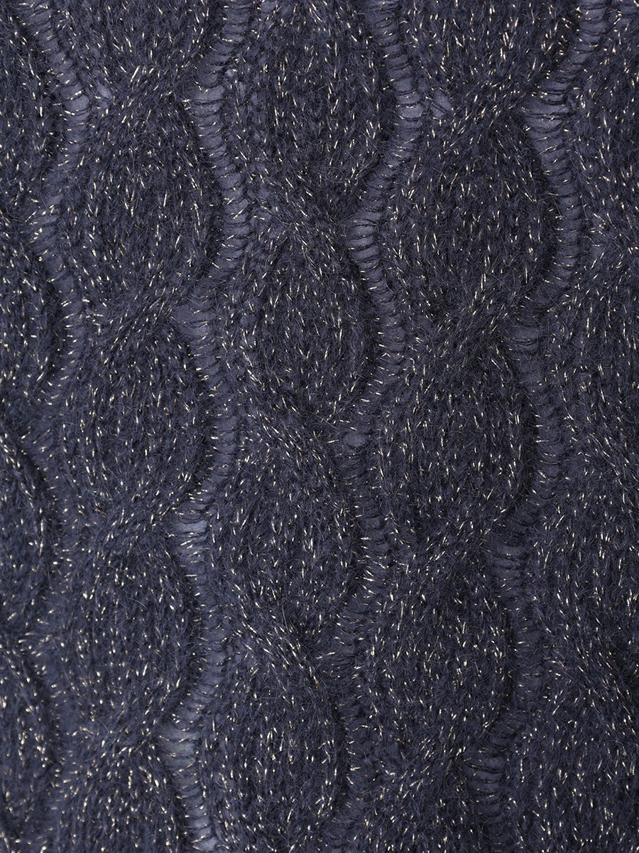 Джемпер с люрексом BRUNELLO CUCINELLI MBG747600 C8901 Синий  Фото 6