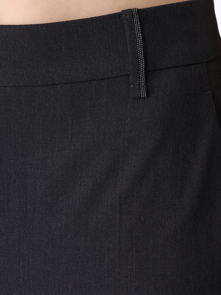 Брюки шерстяные BRUNELLO CUCINELLI MB526P8397 C101 Черный  Фото 5