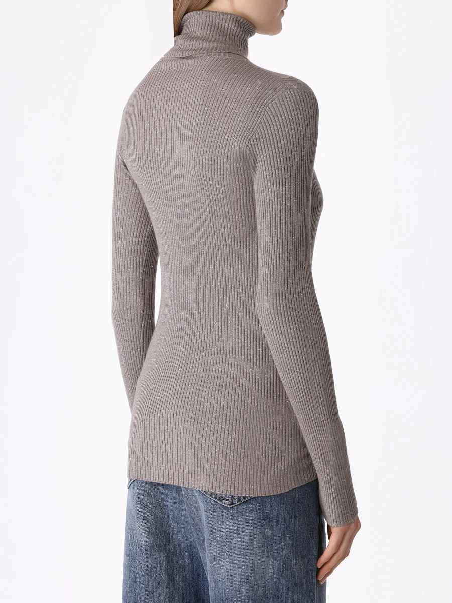 Водолазка кашемировая BRUNELLO CUCINELLI M41822903 C8909 Бежевый  Фото 3