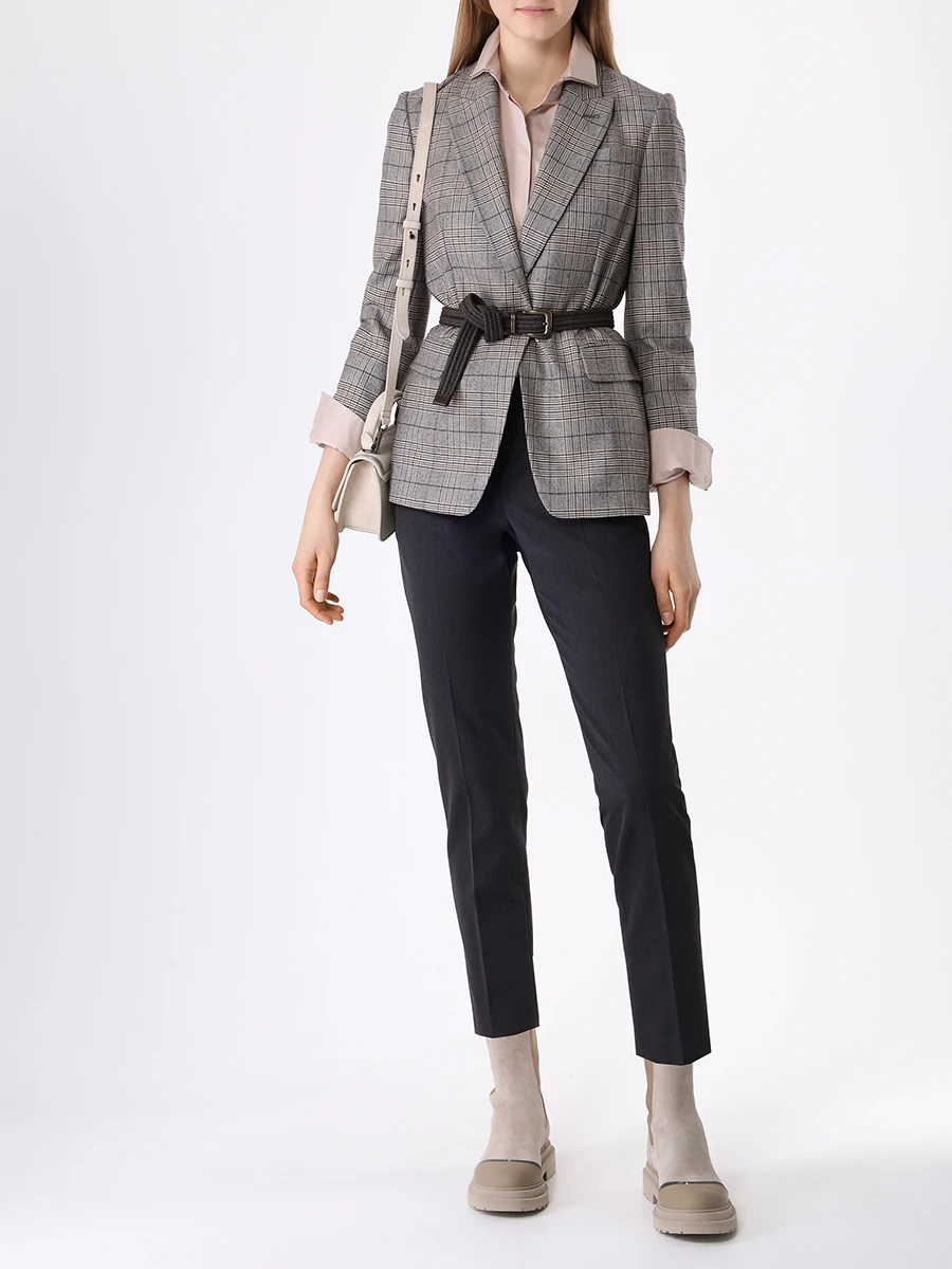 Рубашка хлопковая BRUNELLO CUCINELLI M0091NB426 C7966 Бежевый  Фото 2