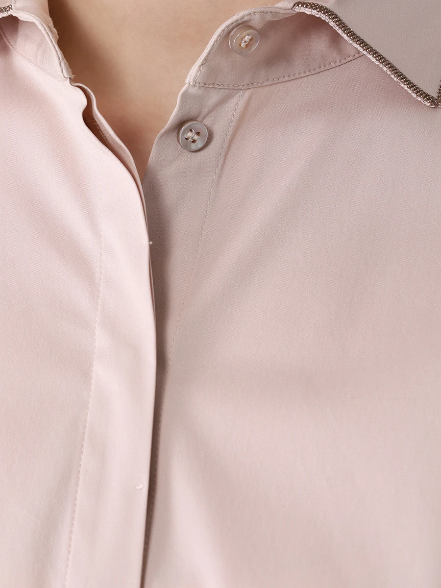 Рубашка хлопковая BRUNELLO CUCINELLI M0091NB426 C7966 Бежевый  Фото 5