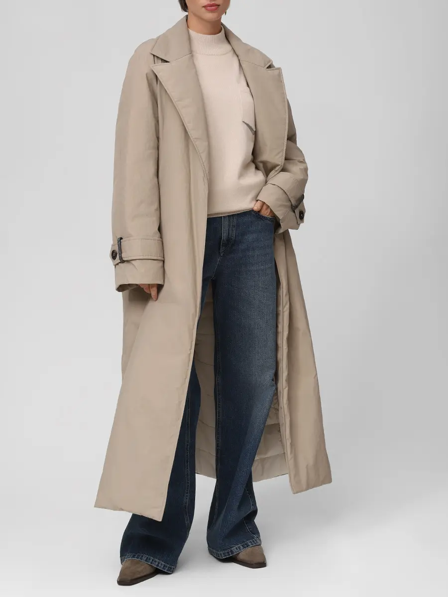 Джемпер кашемировый BRUNELLO CUCINELLI M12186504 CN058 Бежевый  Фото 2