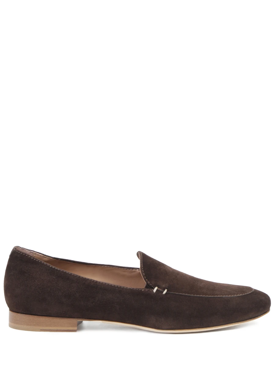 Лоферы замшевые