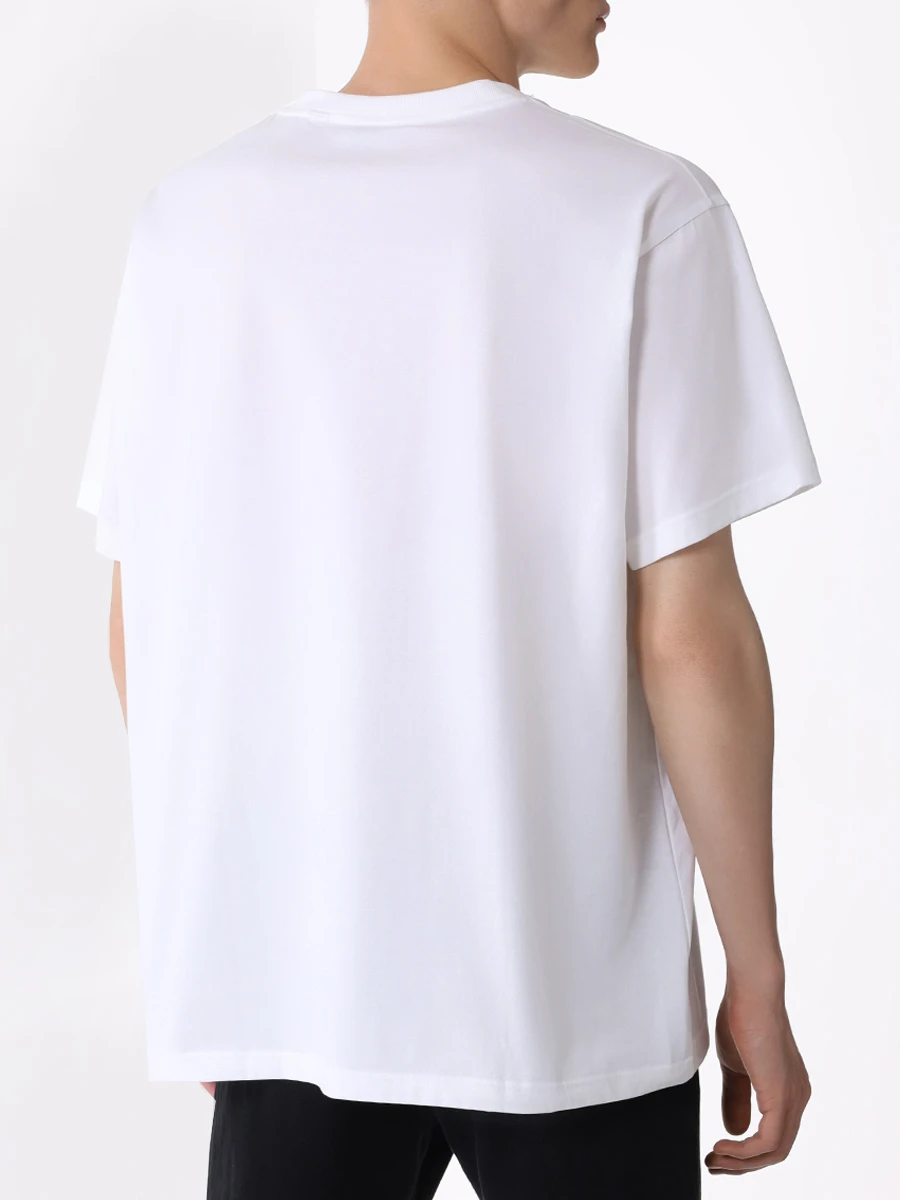 Футболка хлопковая BURBERRY 8055309 Белый  Фото 3