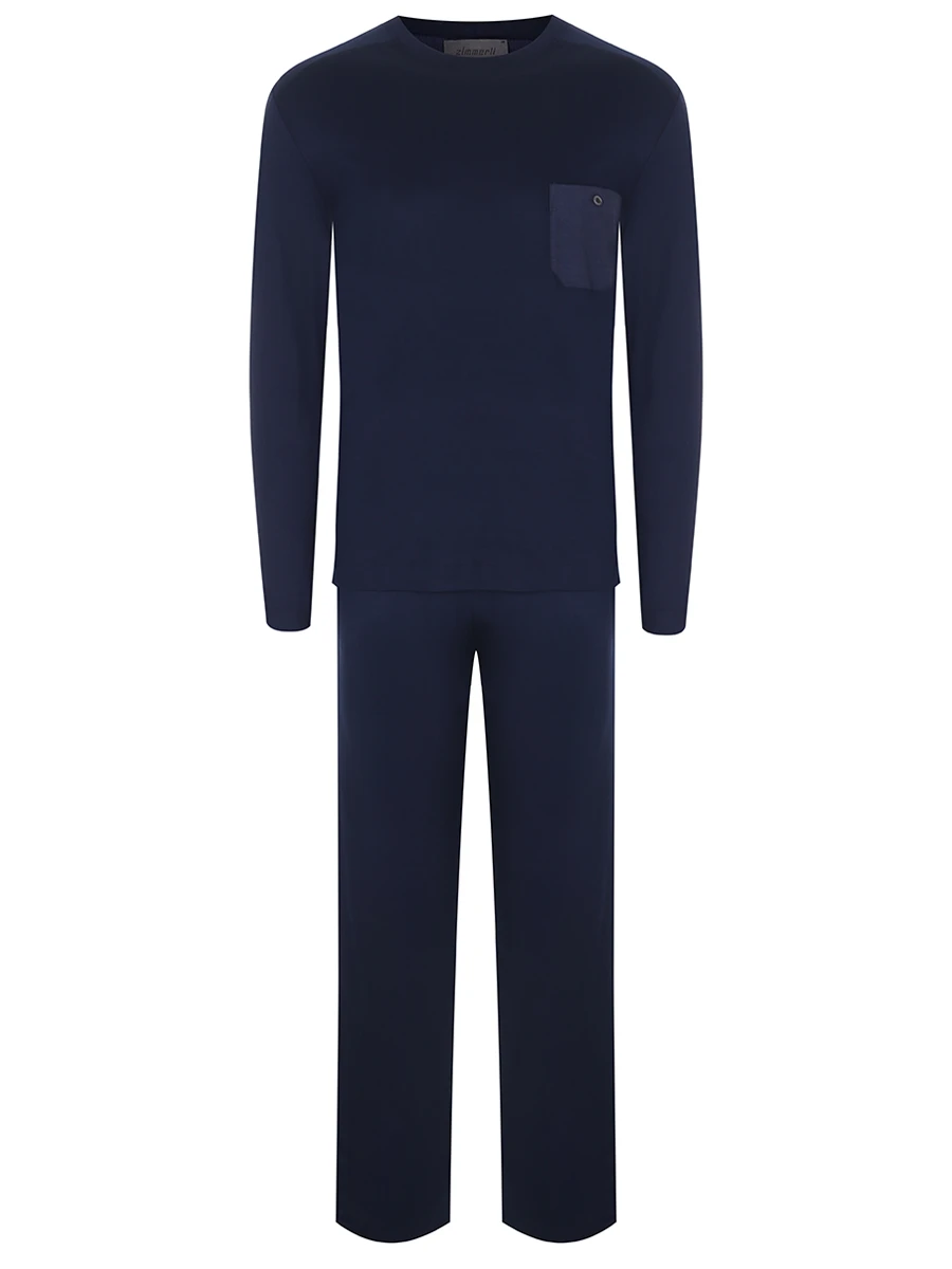 

Костюм из модала и хлопка, Синий, 8520-21090/8520-21092/491