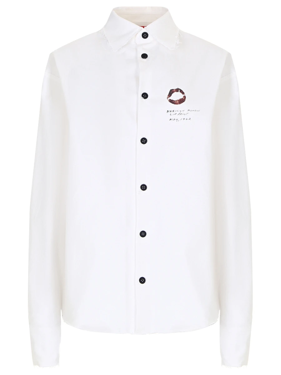Рубашка хлопковая 404NOTFOUND 122801 ММ, размер 42, цвет белый - фото 1
