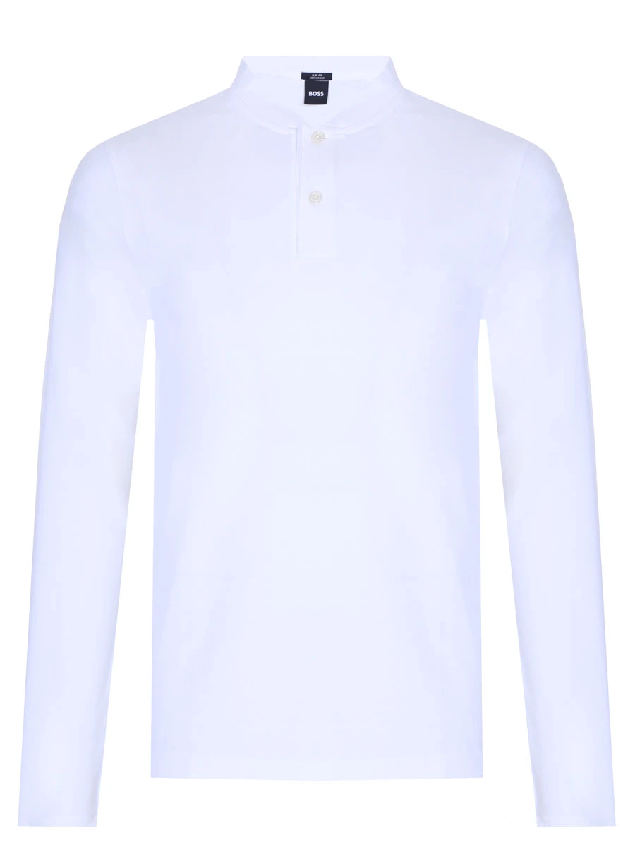 

Поло Slim Fit хлопковое, Белый, 50481747/100