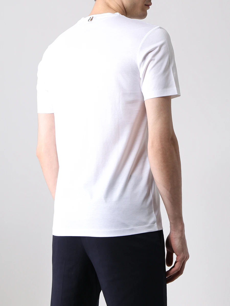Футболка хлопковая BOSS 50468395/100 Белый  Фото 3
