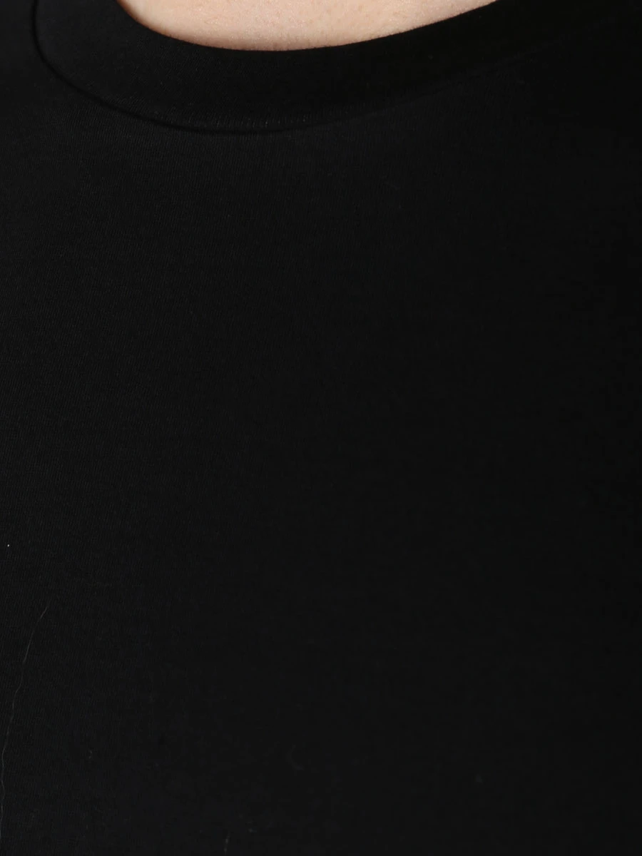 Футболка Slim Fit хлопковая BOSS 50468395/001 Черный  Фото 5