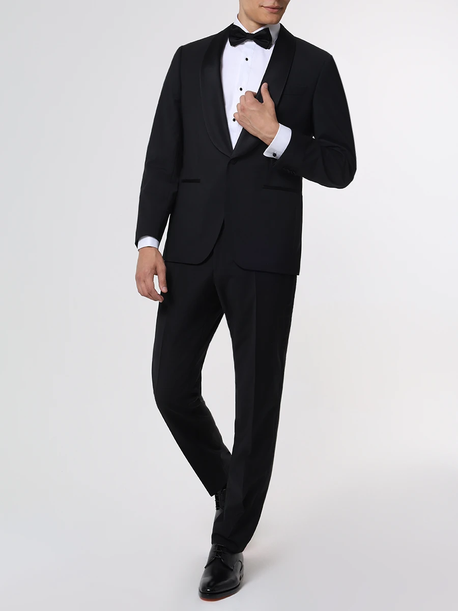 Рубашка Slim Fit хлопковая BOSS 50480070/100 Белый  Фото 2