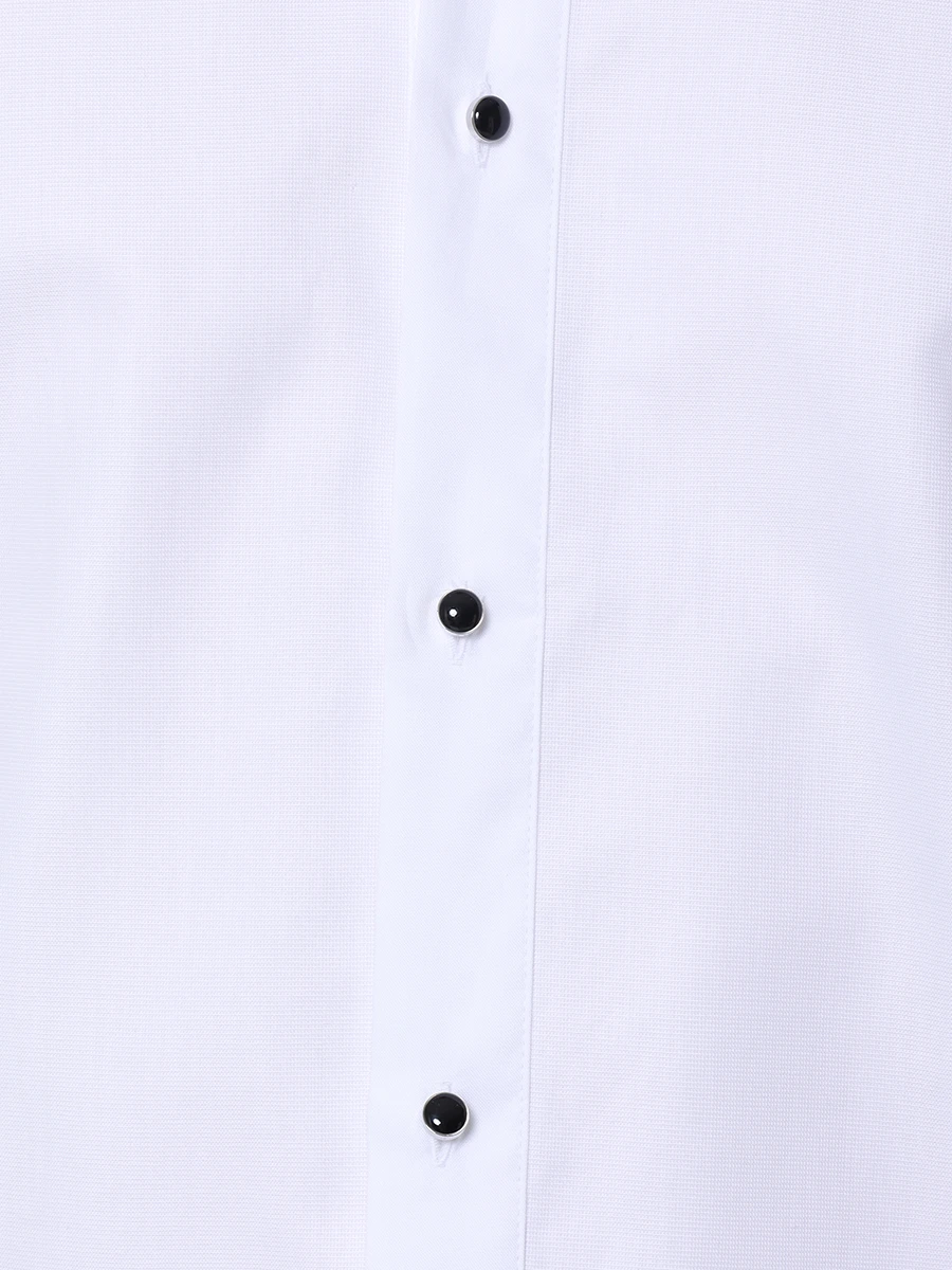 Рубашка Slim Fit хлопковая BOSS 50480070/100, размер 58, цвет белый 50480070/100 - фото 5