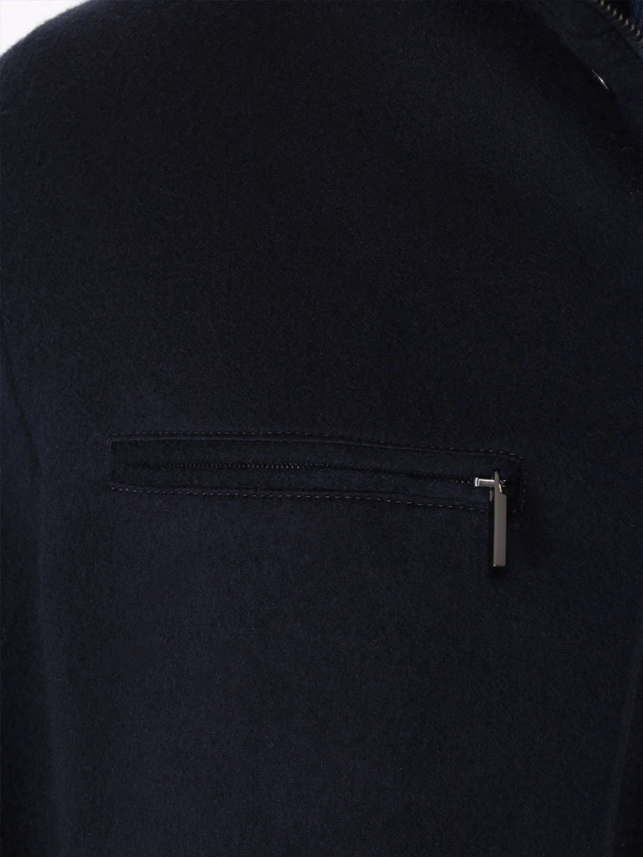 Полупальто двустороннее KITON UW1624 V0319C07 Синий  Фото 5