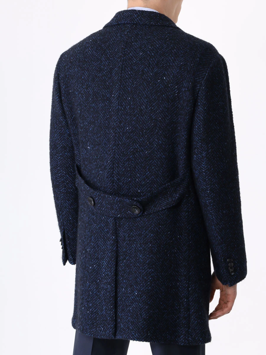 Пальто кашемировое KITON UGO411K0121C06004 Синий  Фото 3