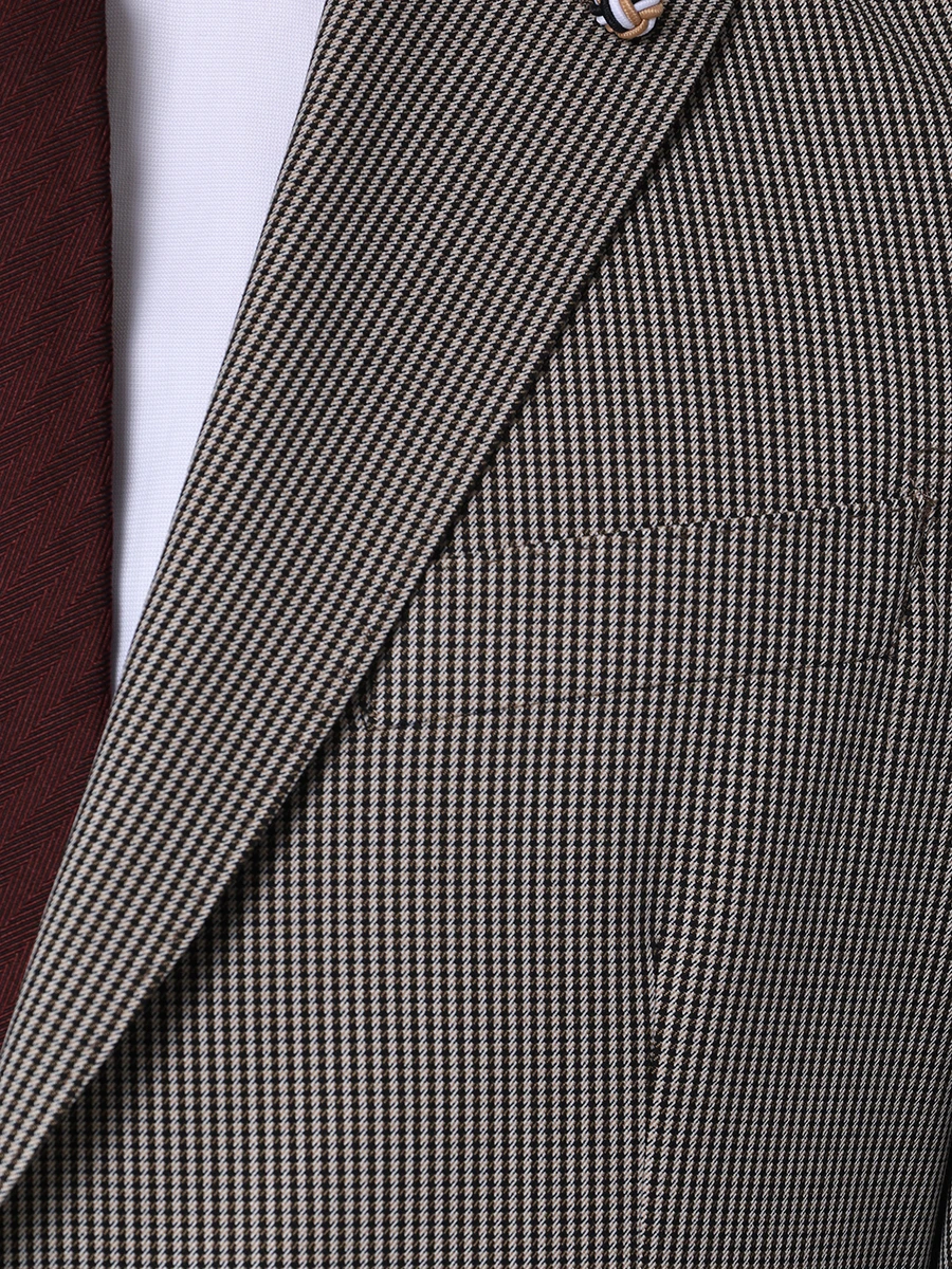 Костюм Slim Fit шерстяной BOSS 50497312/50497313/260 Бежевый  Фото 5