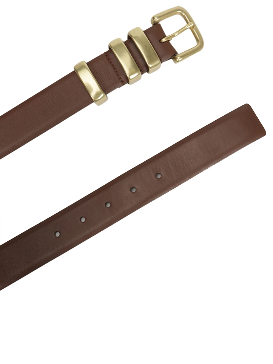 

Ремень кожаный, Коричневый, Belt#1