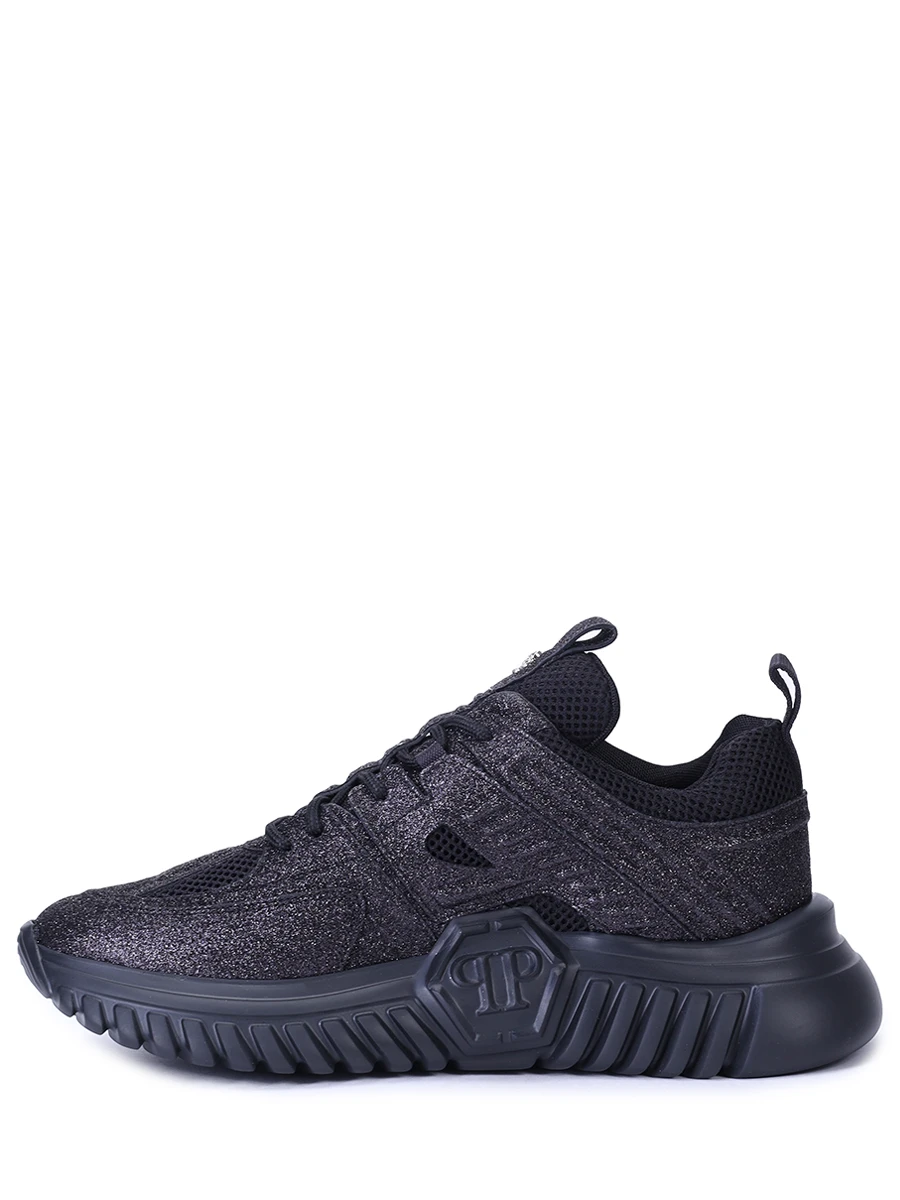 Кроссовки текстильные PHILIPP PLEIN USC0482/02 Черный  Фото 3