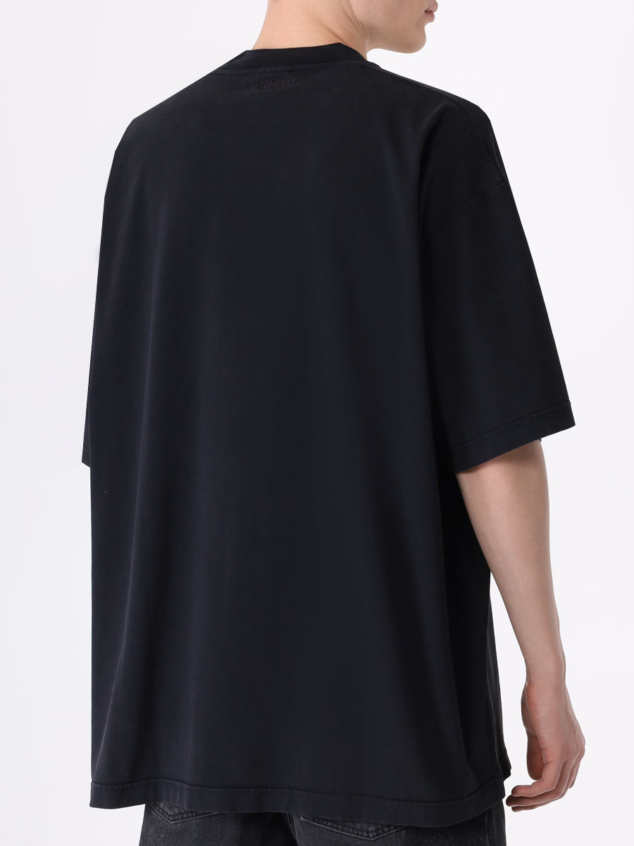 

Футболка хлопковая, Черный, UE54TR170B BLACK