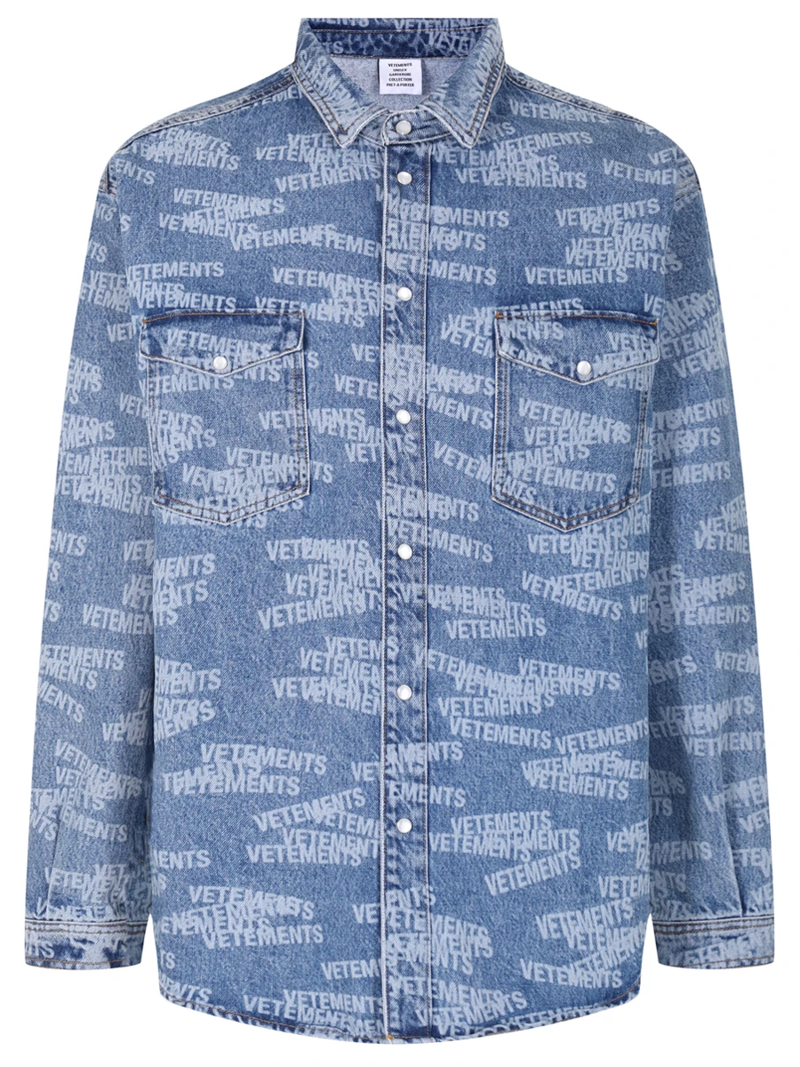 

Рубашка джинсовая, Голубой, UA52SH960B MEDIUMBLUE