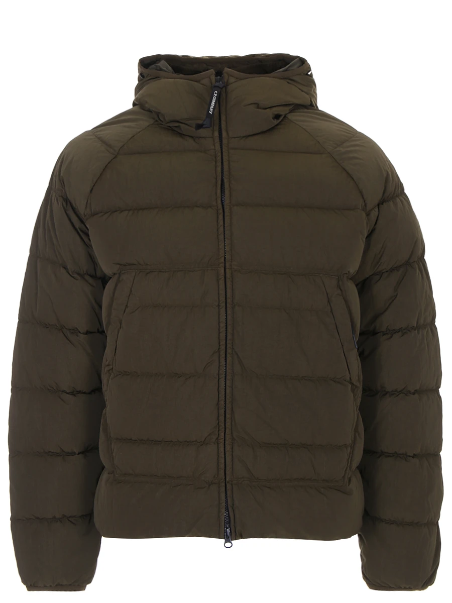 Пуховик стеганый CP COMPANY 15CMOW027A-006369G/683 Зеленый 