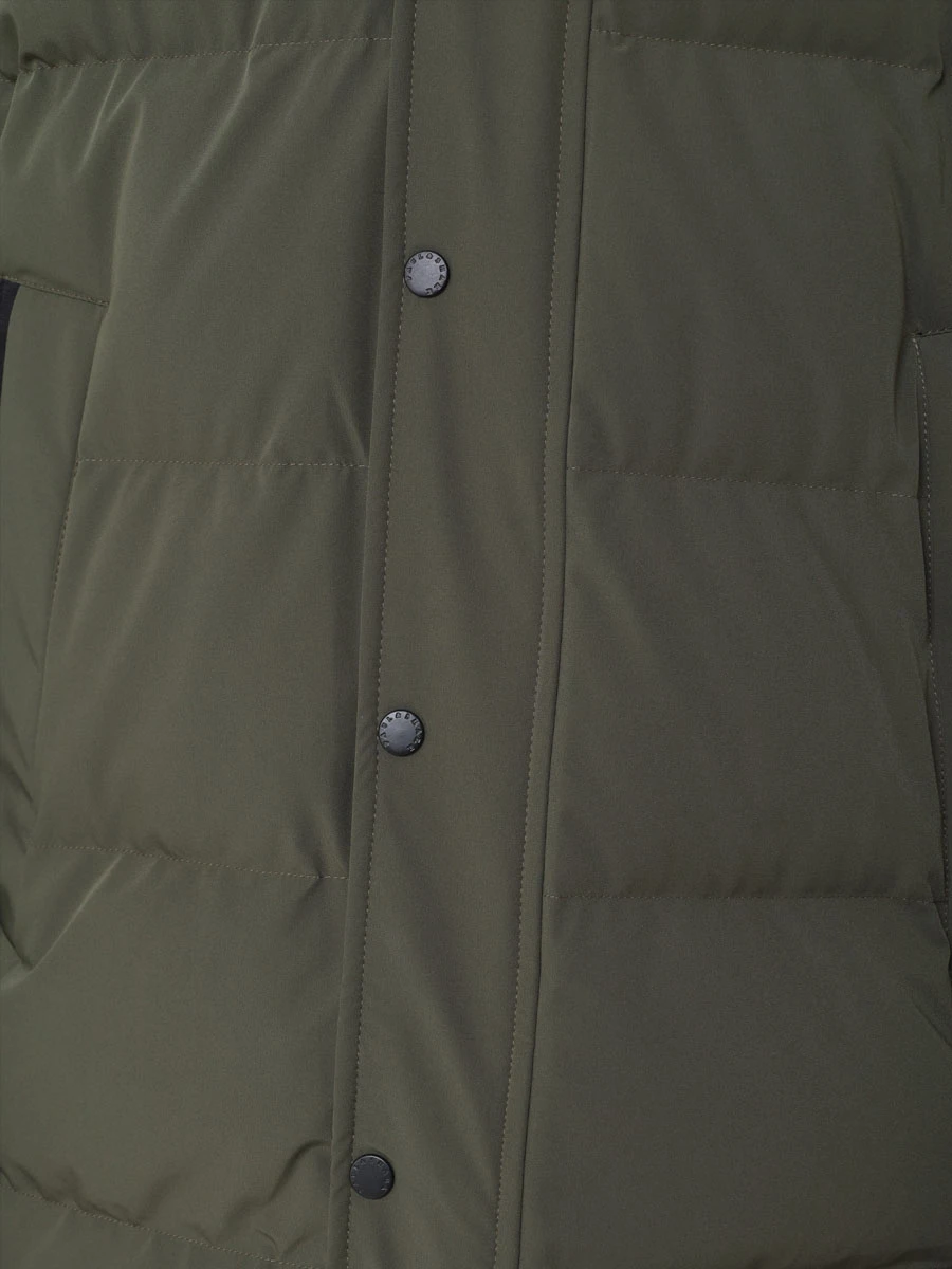 Пуховик стеганый PAUL & SHARK 13312008/089 Зеленый  Фото 5