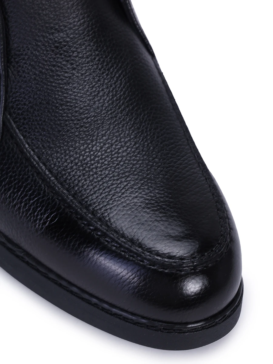 Ботинки кожаные на меху DOUCAL`S DU3125EDO-UN019NN00 Черный  Фото 5