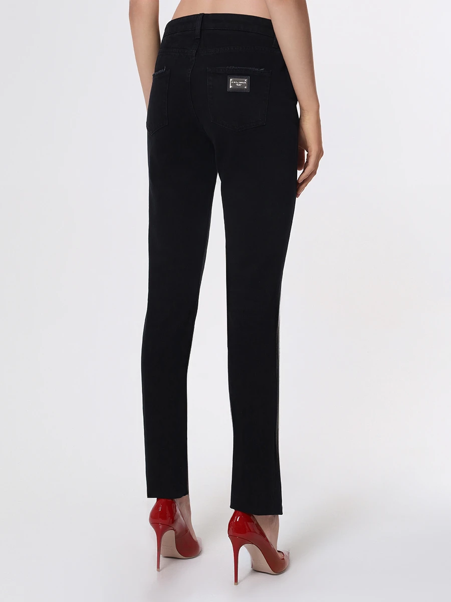Джинсы хлопковые DOLCE & GABBANA FTCX0D G8JW1 S9001 Темно Серый  Фото 3