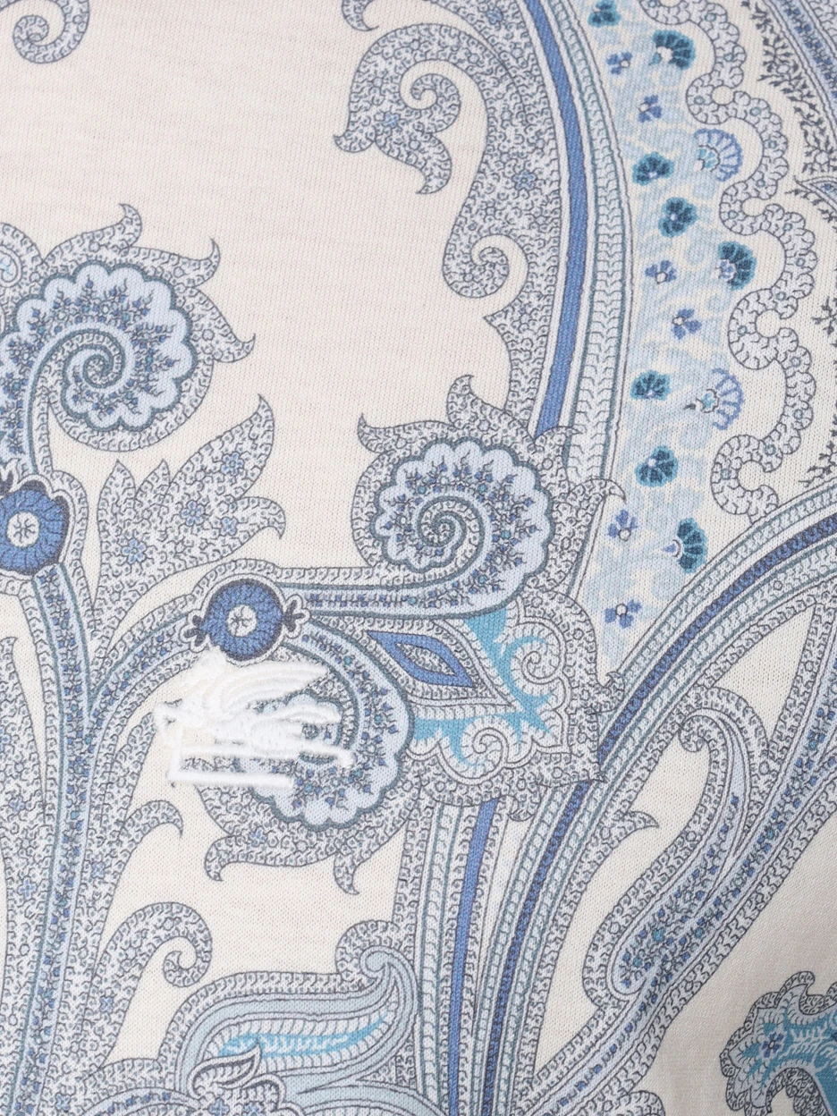 

Футболка хлопковая, Кремовый, 1Y020/9280/990 Узор, Кремовый,