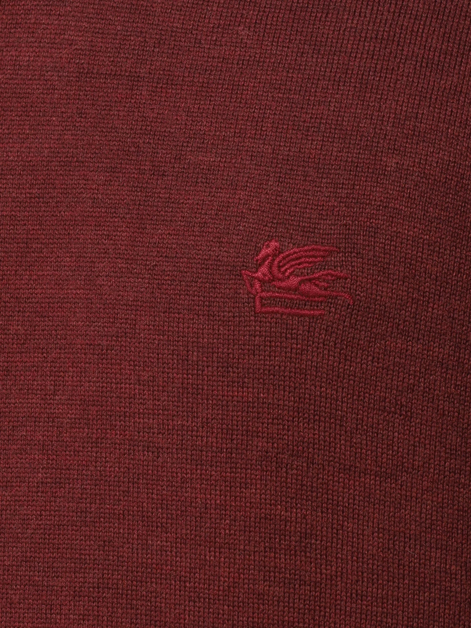 Водолазка шерстяная ETRO 1M507/9603/300 Бордовый  Фото 5