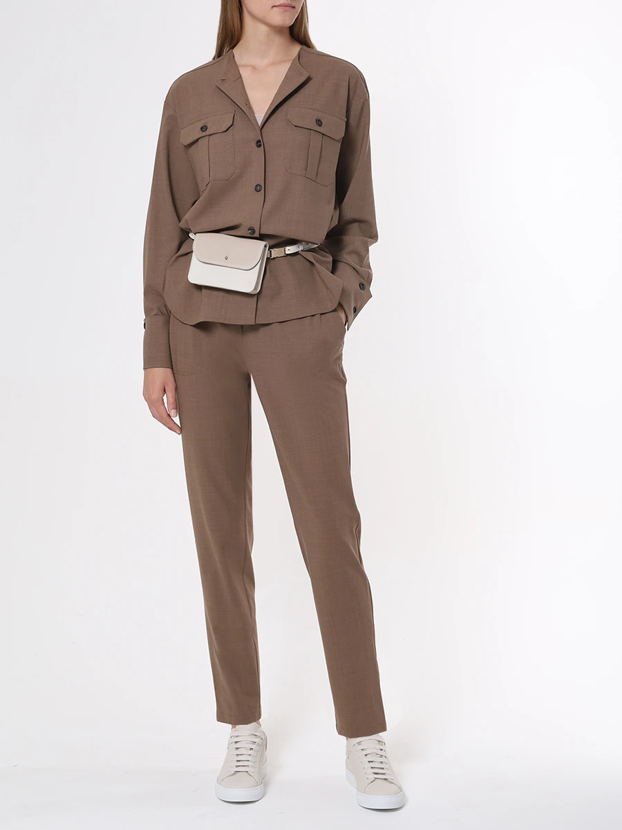 Костюм шерстяной LORENA ANTONIAZZI A2362/CA05B/PA80D/3862 239 Коричневый  Фото 2