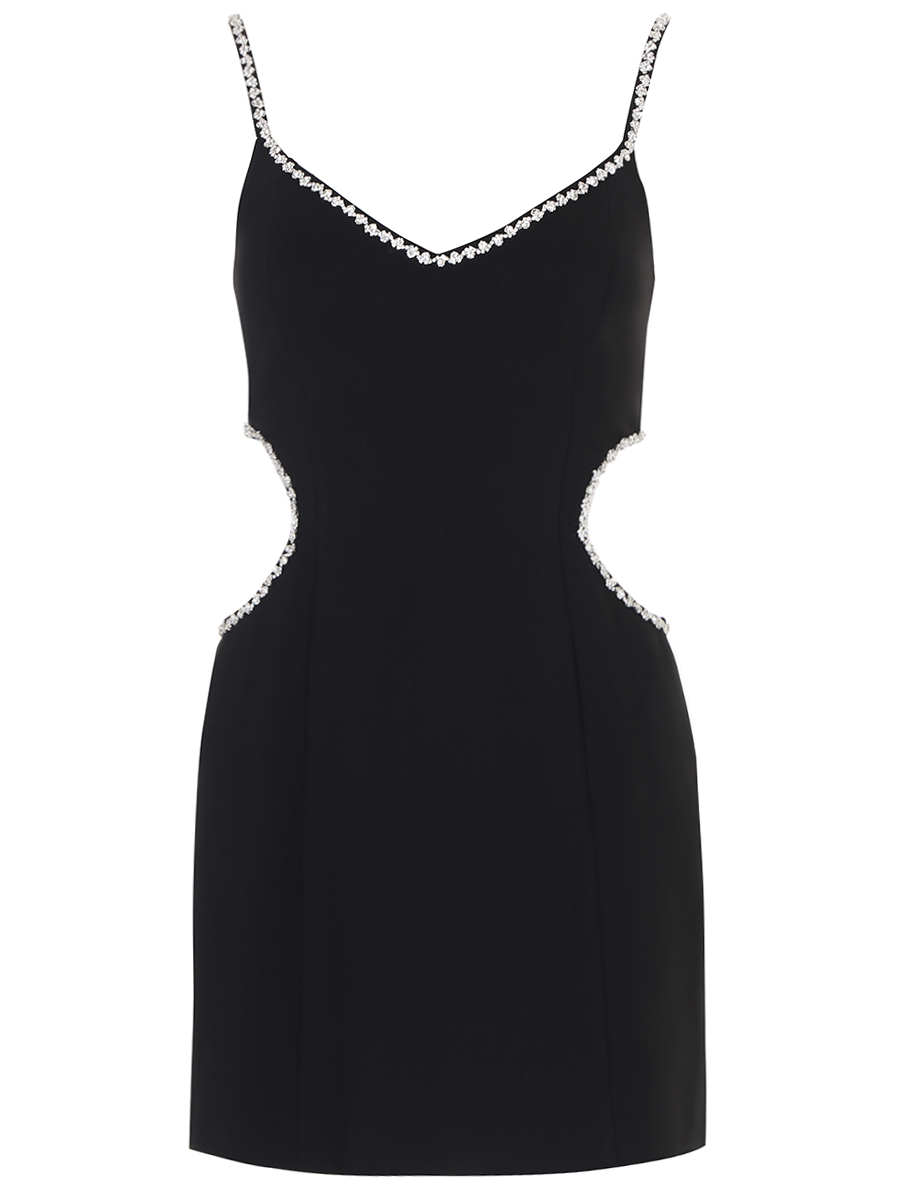 

Платье из вискозы, Черный, L1-23/0-914-9924