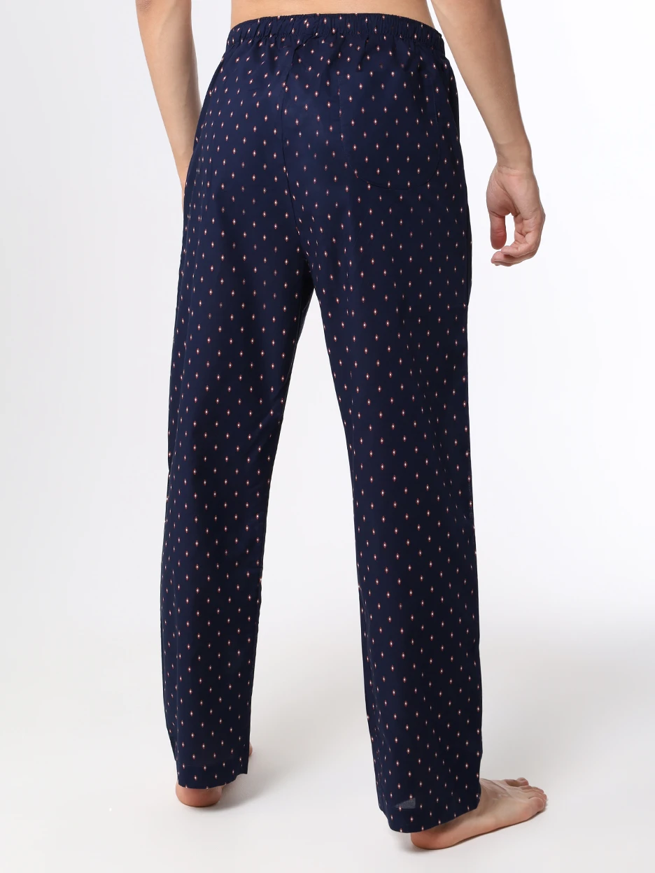 

Брюки хлопковые в клетку, Синий, 3564-NELS096NAV