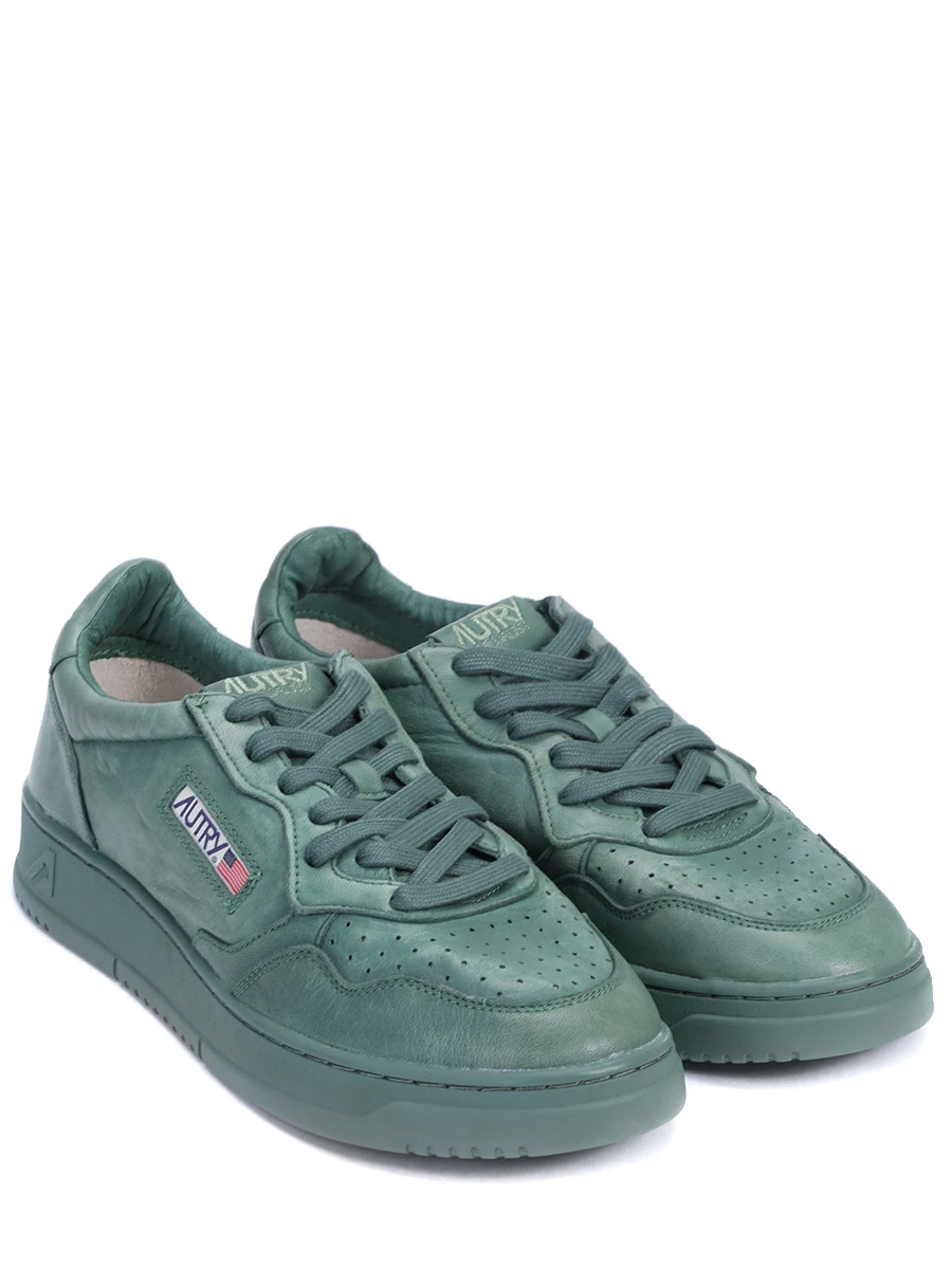 

Кеды кожаные, Зеленый, A13IAULMSG11