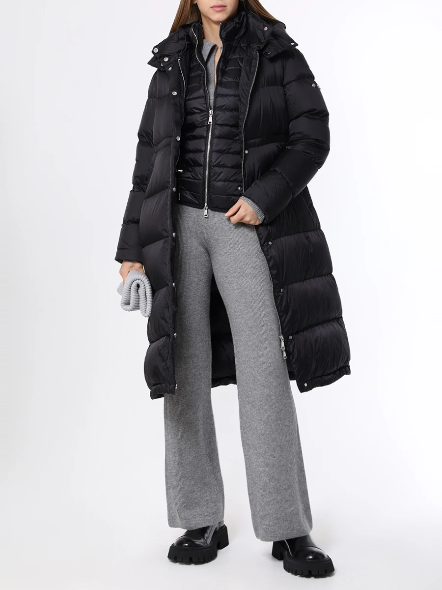

Пуховик стеганый, Черный, 8AW223 8507
