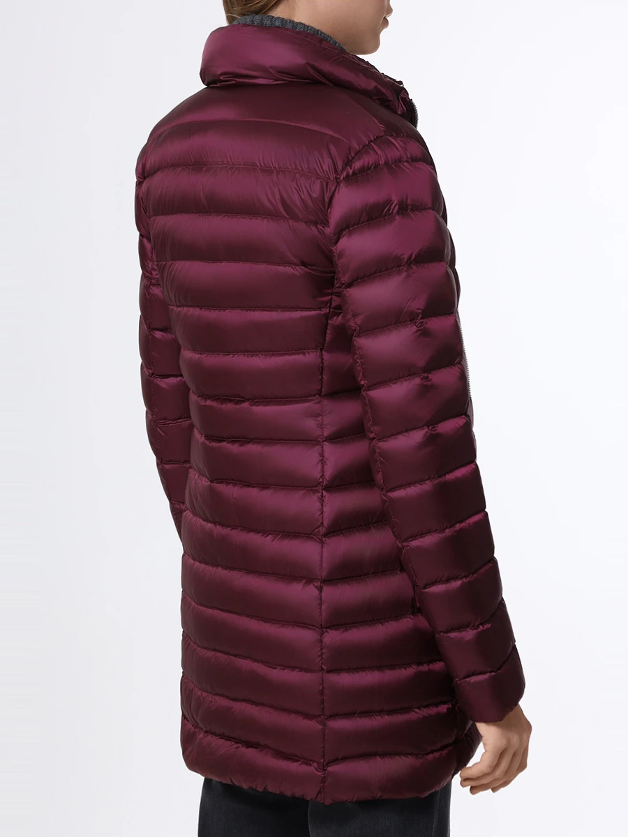 Пуховик стеганый ADD 8AW334 2905 Бордовый  Фото 3