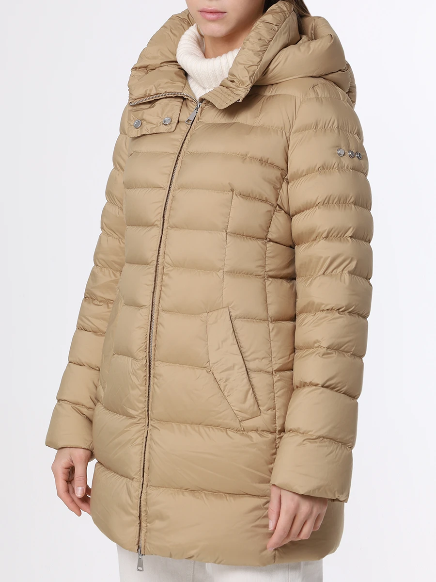 

Пуховик стеганый, Бежевый, 8AW425 7024