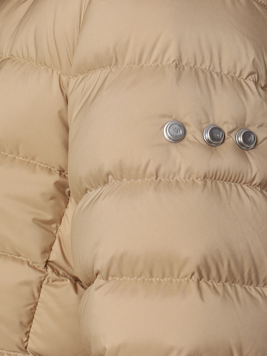 Пуховик стеганый ADD 8AW425 7024 Бежевый  Фото 5