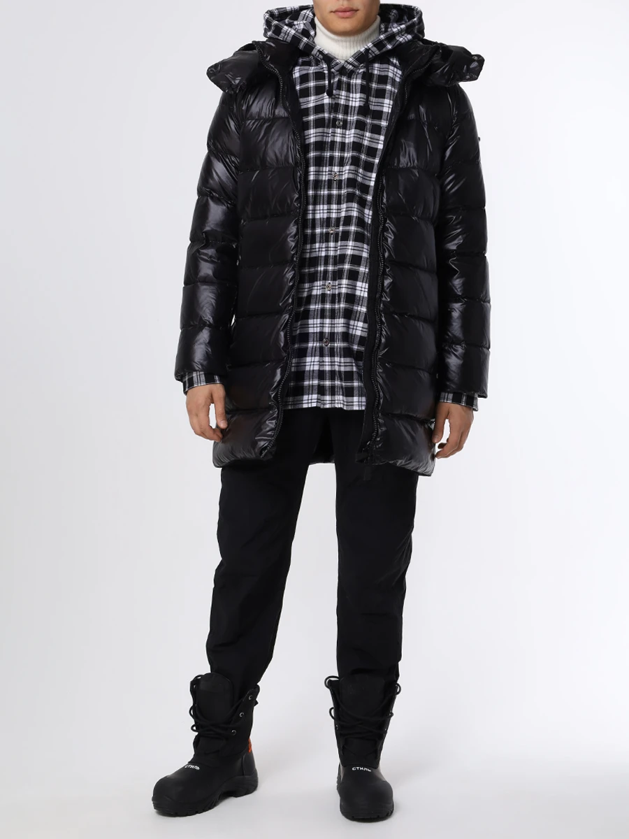 

Пуховик стеганый, Черный, 8AM114 8507