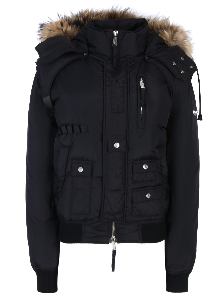 Пуховик однотонный DSQUARED2