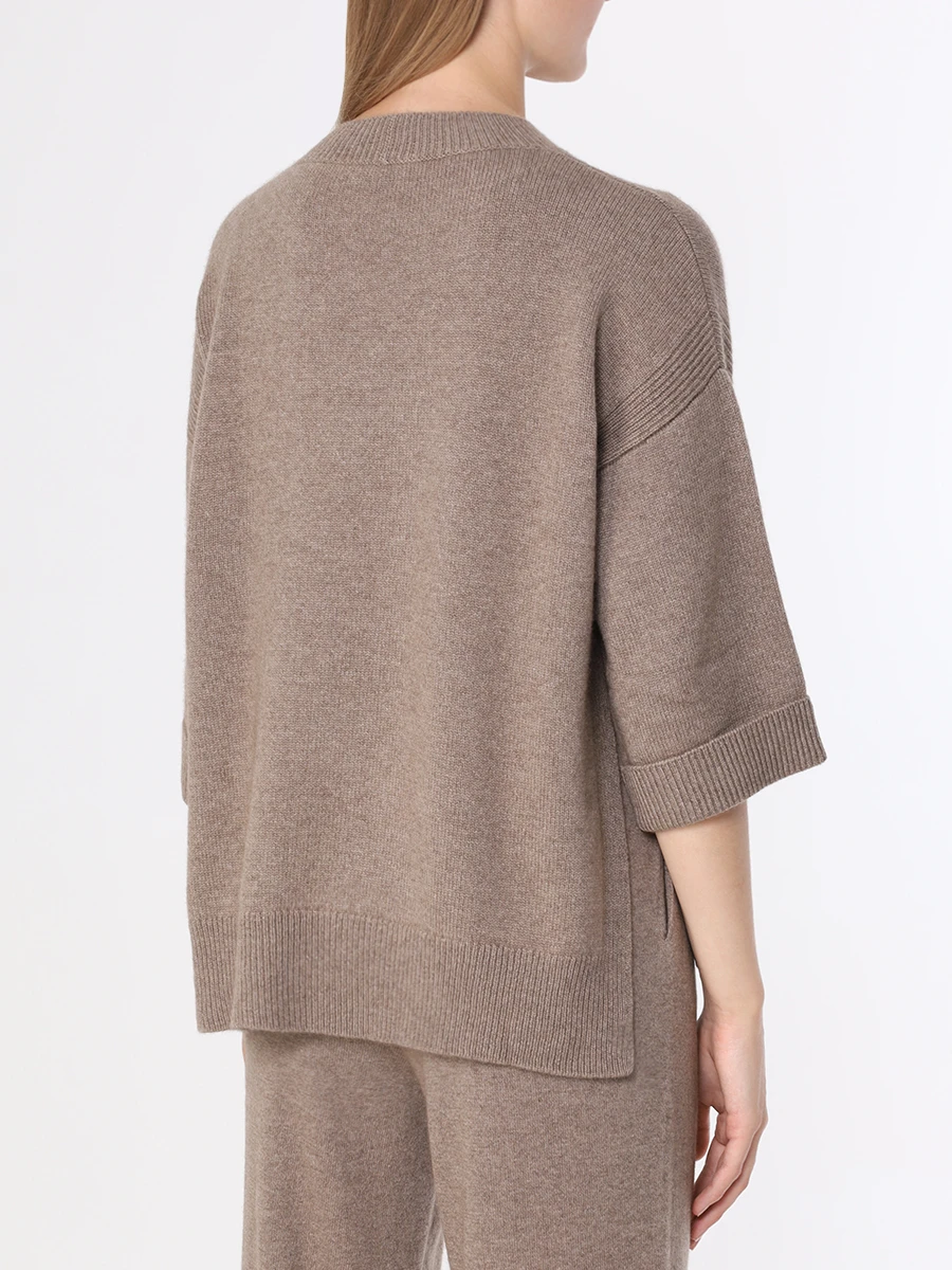 Джемпер кашемировый MIR CASHMERE cwc22-098 Коричневый  Фото 3